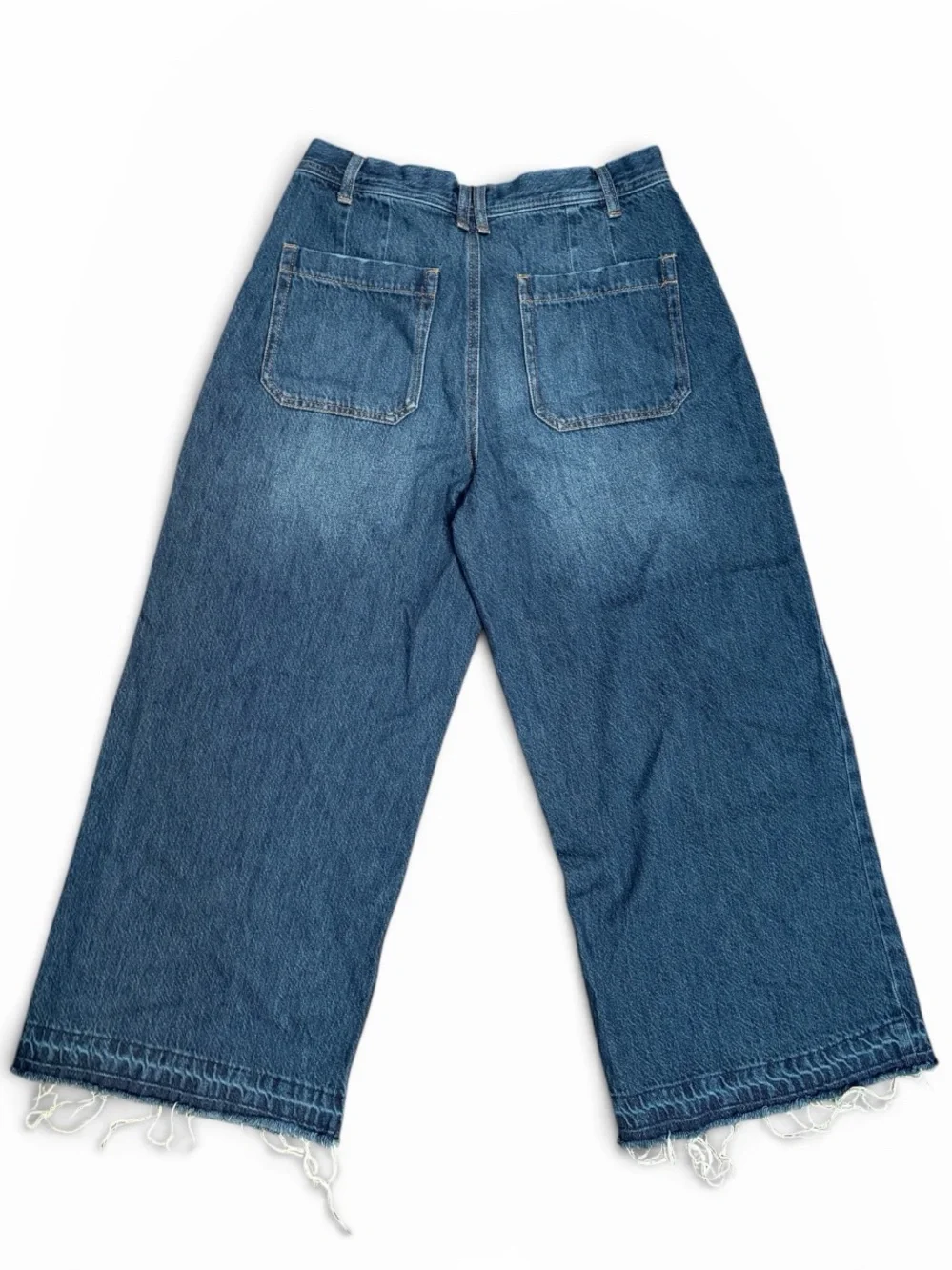 Sincerely Jules Wide-Leg Raw Hem Jeans - Picture 2 of 4